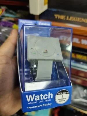 Playstation PS1 PS One Console Translucent Display Watch